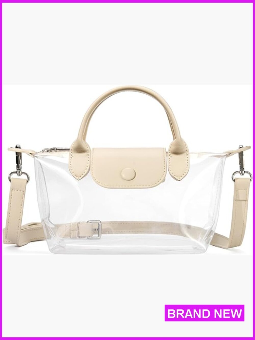 Clear Crossbody Bag Stadium Approved Transparent Purse Concerts Events